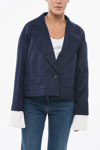 EMPORIO Blazer Crop con Rever a Lancia