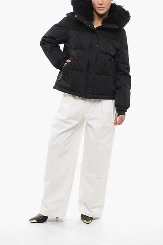 Monogram Ski Jacket with Fur