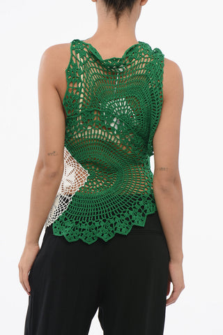 Crochet Asymmetric CHRYSTA Top