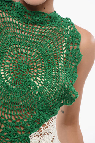 Crochet Asymmetric CHRYSTA Top