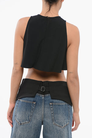 Ausgestelltes Cropped-Top