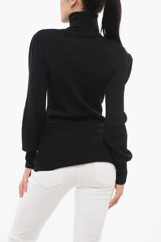 Ribbed Merinos Wool SANDY Turtleneck Sweater