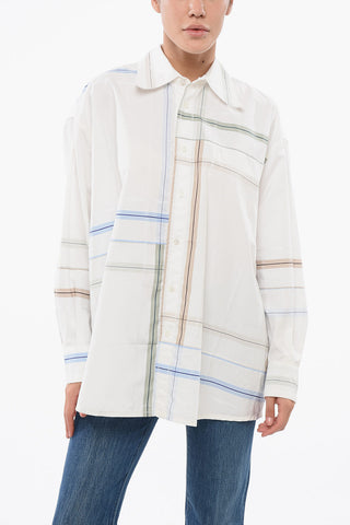 Oversize-Hemd mit Karomuster