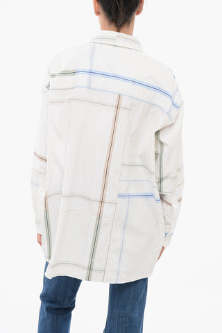 Oversize-Hemd mit Karomuster