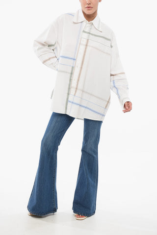 Oversize-Hemd mit Karomuster