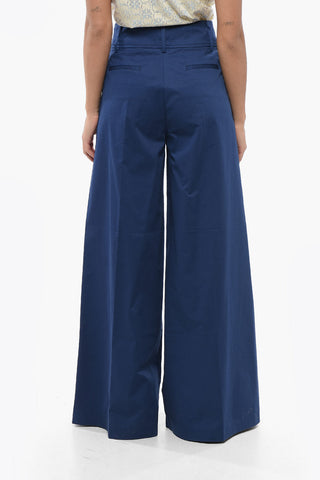 Single Pleated Palazzo Pants with Hidden Closure