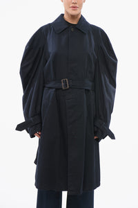 Over Trench with Puff Sleeves