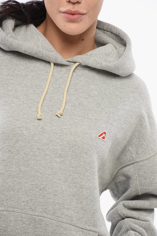 Cotton Hoodie with Patch Pocket