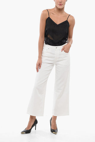 Solid Color Wide Leg BREA Jeans 26cm