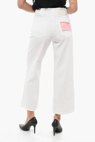 Solid Color Wide Leg BREA Jeans 26cm