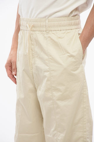 EMPORIO Cotton Loose Fit Pants with Elastic Waistband