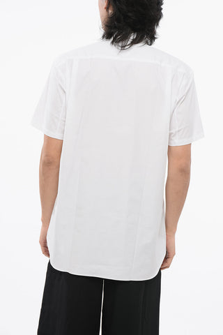 SHIRT DISNEY Short Sleeved Poplin Cotton Shirt with Micky Mouse Print