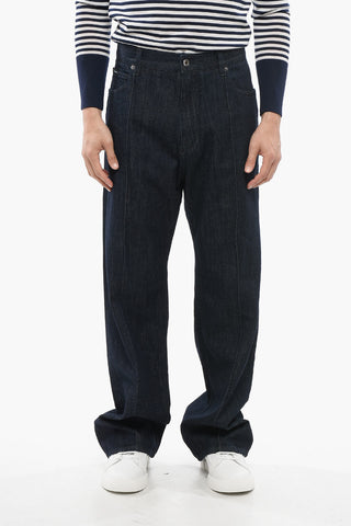 Dark Washed Denims with Front Pleat 24cm