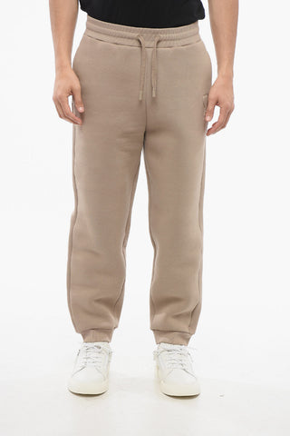 Joggers Felpati con Logo in Rilievo