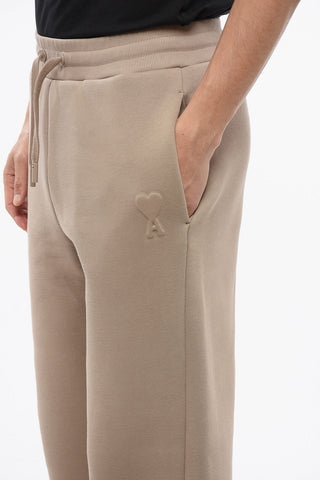 Joggers Felpati con Logo in Rilievo