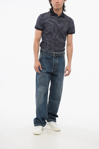 Jeans Lavaggio Medio con Cintura 26cm