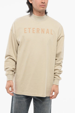 Long-sleeved ETERNAL T-Shirt with Flocked Logo