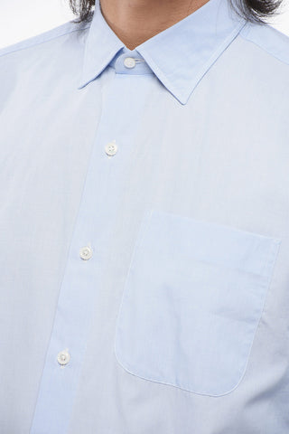 Camicia ALBERTO in Popeline di Cotone con Taschino