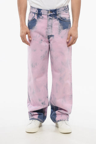 Tie Dye Cotton PINE Denims 25cm