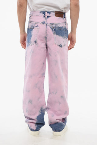 Tie Dye Cotton PINE Denims 25cm