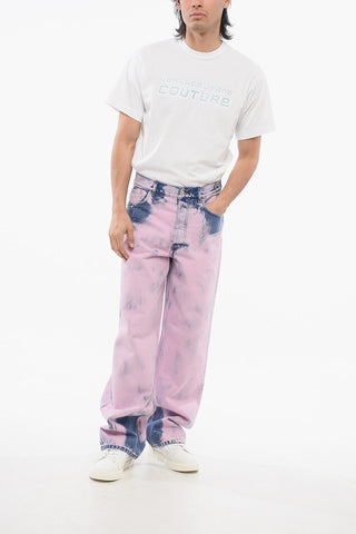 Tie Dye Cotton PINE Denims 25cm