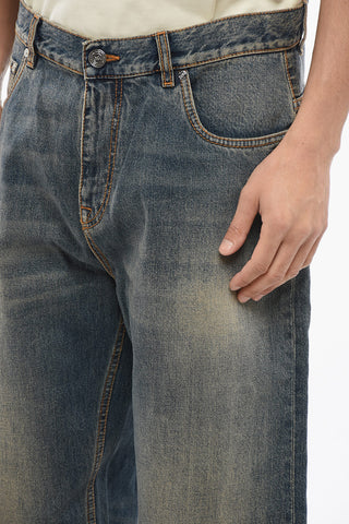 Vintage Washed Boyfriend Fit Denims 23cm