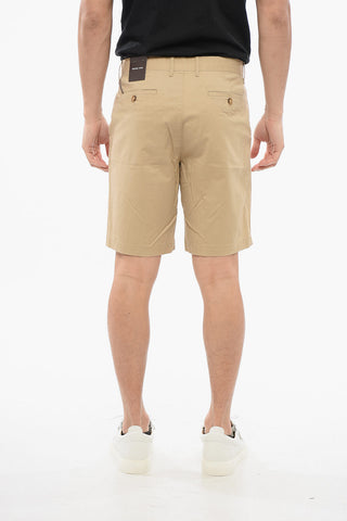 Cotton Chinos Shorts with Belt Loops