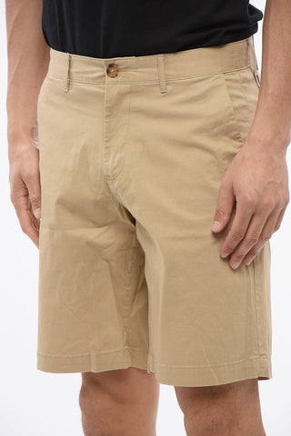Cotton Chinos Shorts with Belt Loops