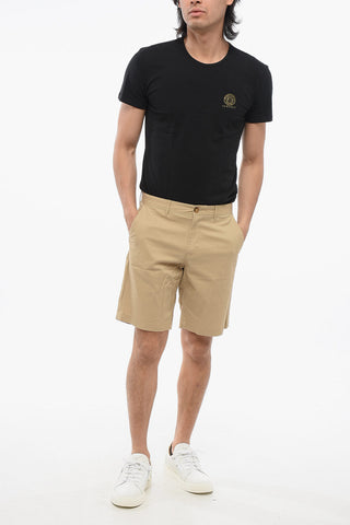Cotton Chinos Shorts with Belt Loops