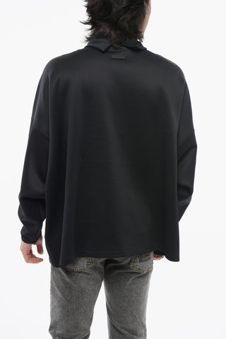 Rollkragenpullover aus Tech-Gewebe