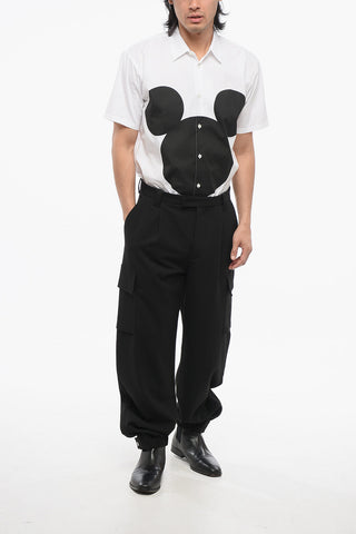 EMPORIO Single-Pleat Cargo Trousers with Adjustable Cuffs