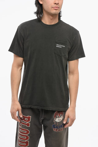 Lived-in Cotton T-Shirt with Breast-pocket