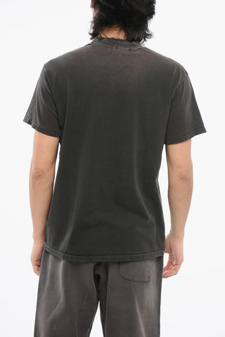Lived-in Cotton T-Shirt with Breast-pocket