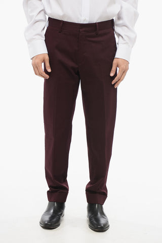 Cotton Chinos Pants with Cuffs