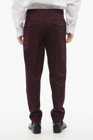 Cotton Chinos Pants with Cuffs