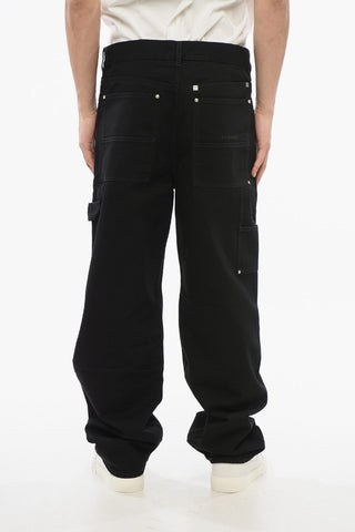 Jeans 5 Tasche Regular Fit con Passanti 23cm