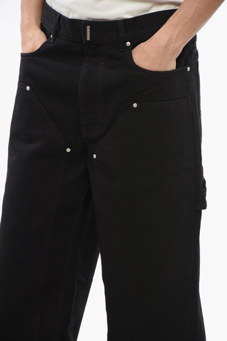 Jeans 5 Tasche Regular Fit con Passanti 23cm