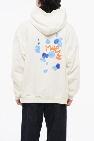Brushed Cotton DRIPPING FLOWER Hoodie