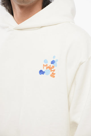 Brushed Cotton DRIPPING FLOWER Hoodie