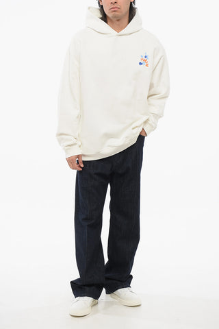 Brushed Cotton DRIPPING FLOWER Hoodie