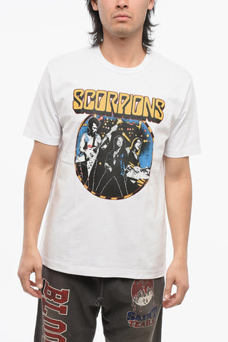 Cotton SCORPIONS Crew Neck T-Shirt with Print