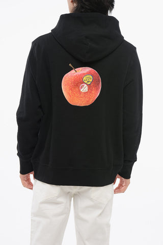 Felpa Hoodie RBNY APPLE in Cotone Garzato