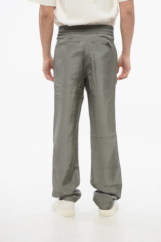 Satin PELVILLE Pants with Elastic Waistband