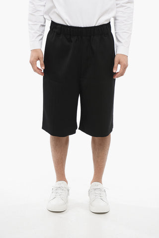 Jacquard Wool JUEGO Shorts with Elastic Waistband