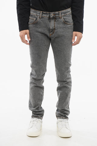 Stone Washed Skinny Fit Denims 15cm
