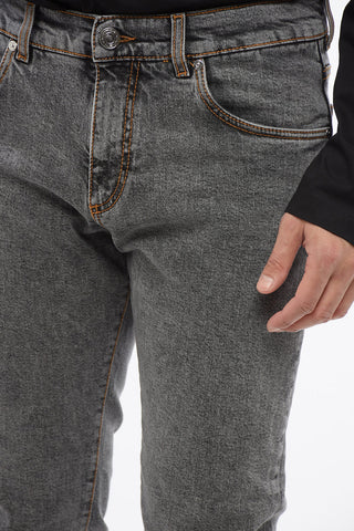 Stone Washed Skinny Fit Denims 15cm