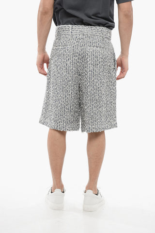 Tweed SKATER Shorts with 2 Pleats