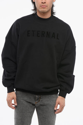 Felpa Girocollo ETERNAL in Cotone Garzato