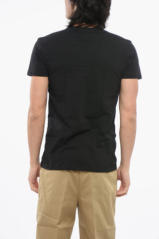 Cotton TOPEKA 2 Pairs of Crew-neck T-shirt Set with Printed Medusa