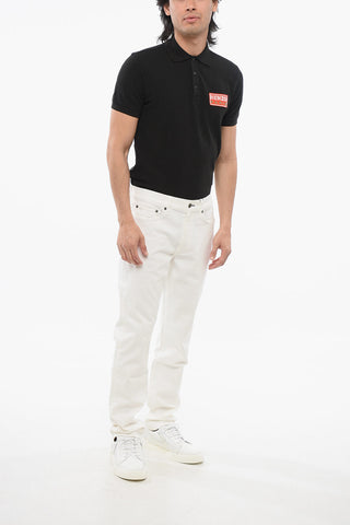 Slim Fit Denims with Belt Loops 17cm